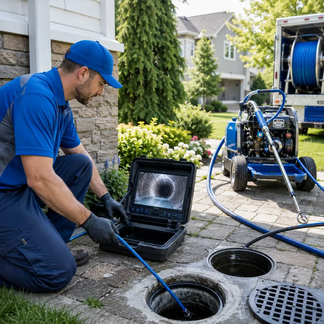 Outdoor drain cleaning professionals serving Malvern, PA