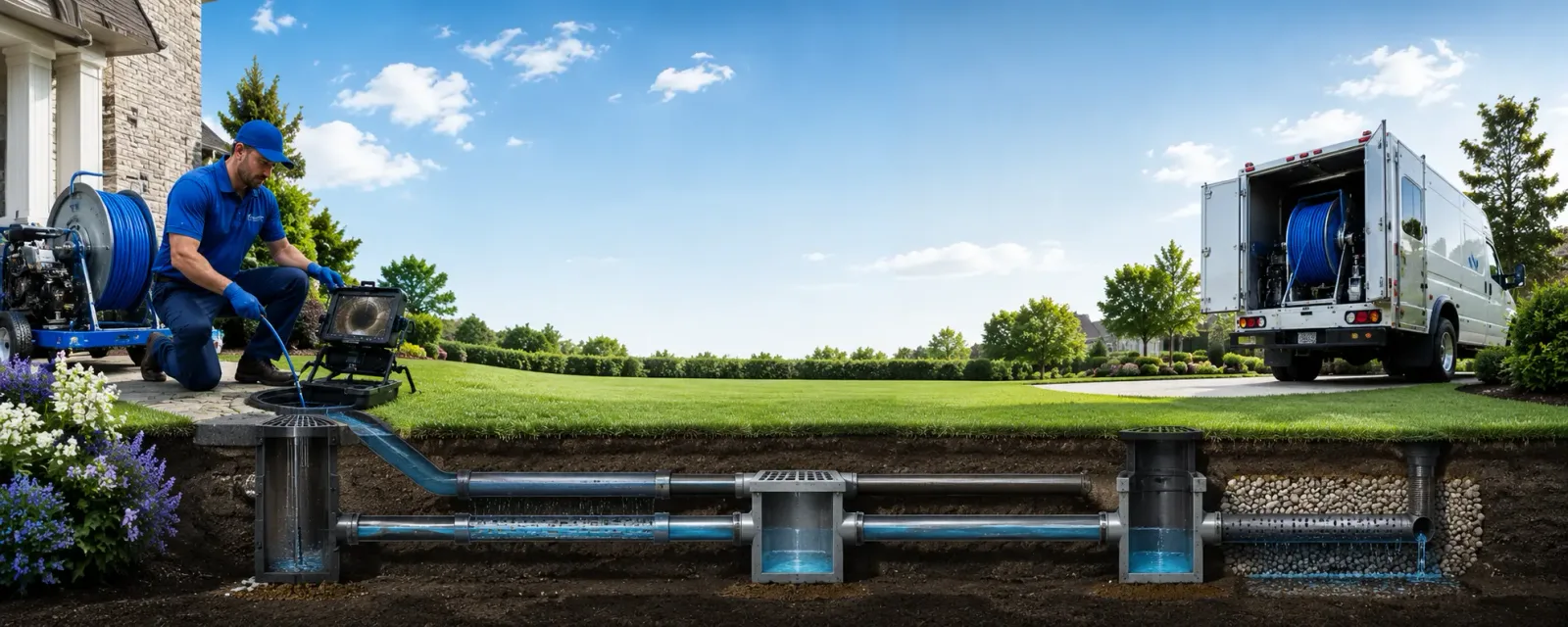Outdoor drain cleaning information for Malvern, PA